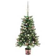 Artificial Christmas Tree with LED & Ball Set 65 cm Green
