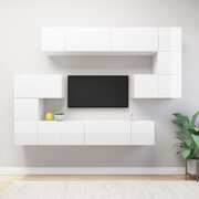 10 Piece TV Cabinet Set, Engineered Wood