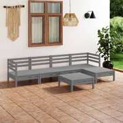 Contemporary 6 Piece Garden Lounge Set Daily Living Essential Outdoor Living 