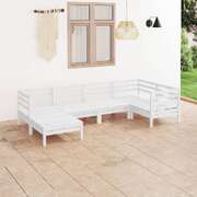 Minimalist 6 Piece Garden Lounge Set Relaxing Seating Evening 