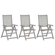 Decorative Garden Reclining Chairs 3 pcs Lounge Area Summer 