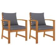 Stylish Garden Chairs 2 pcs with Lounge Area Garden Leisure 