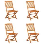 Comfortable Folding Garden Chairs 4 pcs Relaxing Seating Patio Relax 