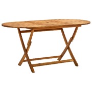 Folding Garden Table Solid Acacia Wood