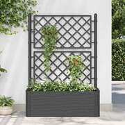 Garden Raised Bed with Trellis and Self Watering System