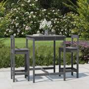 Decorative 3 Piece Garden Bar Set Relaxing Seating Home Comfort 