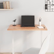  Light Brown Treated Solid Wood Table Top