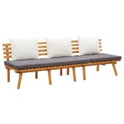 Garden Day Bed 200x65 cm Solid Wood Acacia