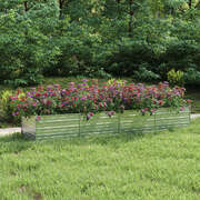 Galvanised Steel Raised Garden Bed 320x80cm | EXTG