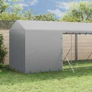 Large Outdoor Dog Kennel Run Galvanised Steel 2x6m | EXTG