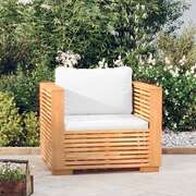 Contemporary Garden Sofa Chair with Cream Outdoor Retreat Outdoor Living 