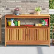 Functional Garden Console Table 110x35x75 cm Living Space Upgrade Boho 