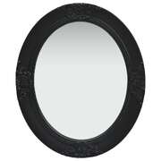 Wall Mirror Baroque Style 50x60 cm Black
