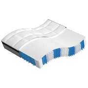 King Size Medium Plus Pocket Spring Mattress Fabric with Foam & 7-Zone Support