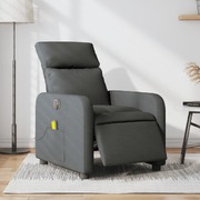 Electric Massage Recliner Chair-Dark Grey Fabric