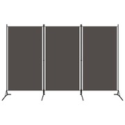 Room Divider Anthracite (3-Panel)