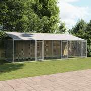 Large Dog Run Enclosure 6x2x2m Galvanised Steel | EXTG