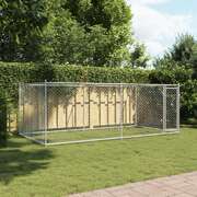 Large Dog Cage Galvanised Steel 4x2x1.5m | EXTG