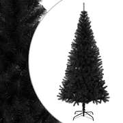 Artificial Christmas Tree with Stand Black 180 cm PVC