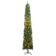 Slim Christmas Tree 300 LEDs, Ball Set 300 cm