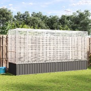 Aviary with Extension Silver - Steel