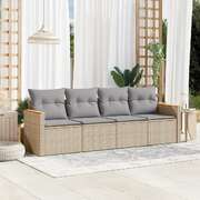 Functional 4 Piece Garden Sofa Set Living Space Upgrade Urban Style 