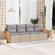 Refined 4 Piece Garden Sofa Set Living Space Upgrade Summer 