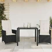 Durable 3 Piece Bistro Set with Living Space Upgrade Essentials 