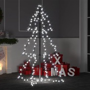 Christmas Cone Tree 160 LEDs Indoor and Outdoor 