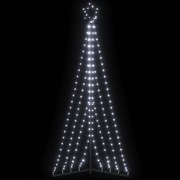LED Christmas Tree Light with 339 LEDs  Cold White, 182 cm