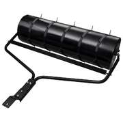Versatile Garden Lawn Roller with 63L Capacity, Black Iron Design
