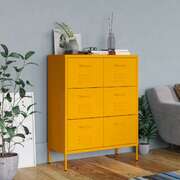 Drawer Cabinet Mint Steel Sideboard Cupboard - Storage Display Cabinet