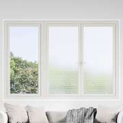 Modern Self-adhesive Window Film Frosted stripes PVC - Premium Comfort