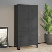 Industrial Wardrobe Anthracite Metal