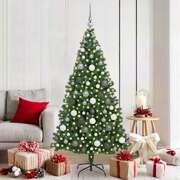Versatile Artificial Christmas Tree Green 180cm PVCSteel and Plastic