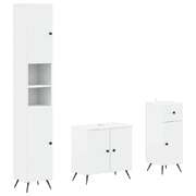 Bathroom Cabinet Engineered Wood Set 30x31x190cm