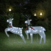 Christmas Reindeers 2 pcs White