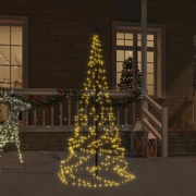 Christmas Tree on Flagpole Warm White 200 LEDs