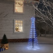 Christmas Tree with Spike Blue 108 LEDs 180 cm