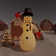Radiant Frosty's LED Christmas Snowman Spectacle