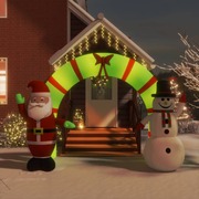 Christmas Inflatable Santa & Snowman