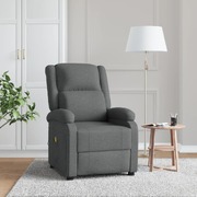 Massage Chair Dark Grey-Fabric