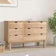 Drawer Cabinet Storage Cabinet Cupboard - Living Room Solid Wood Pine