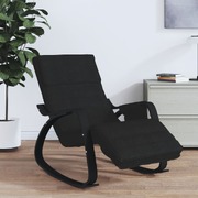 Obsidian Comfort: Onyx Rocking Chair