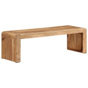 Rustic Radiance: Solid Acacia Wood TV Stand for Timeless Charm