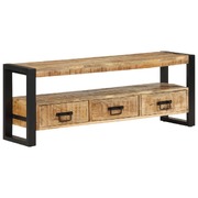 Elegant Solid Wood TV Cabinet: The Perfect Mango Accent Piece
