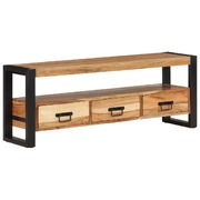 Elegant Solid Wood TV Cabinet: The Perfect Acacia Accent Piece