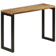 Heritage Echoes: Reclaimed Solid Wood Console Table