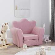 Kids Sofa Bed Pink Plush Toddler Chair | EXTG