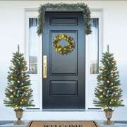 4 Piece Christmas Door Decoration Set PVC